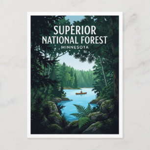 Superior National Forest Tofte Minnesota Postkarte