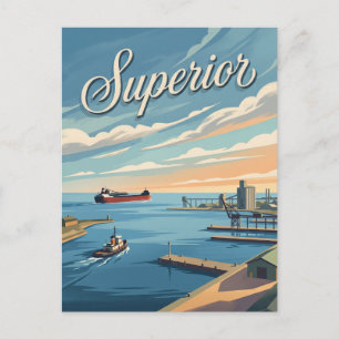 Superior, Wisconsin Postkarte
