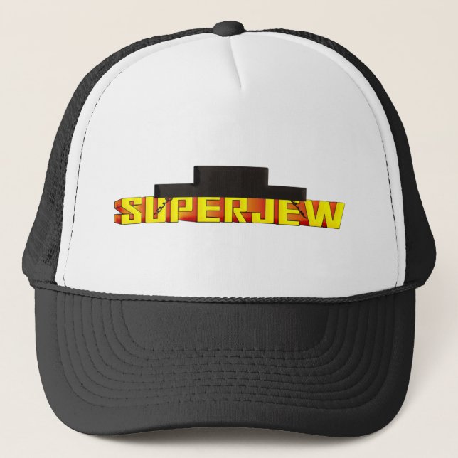 SuperJew Truckerkappe (Vorderseite)