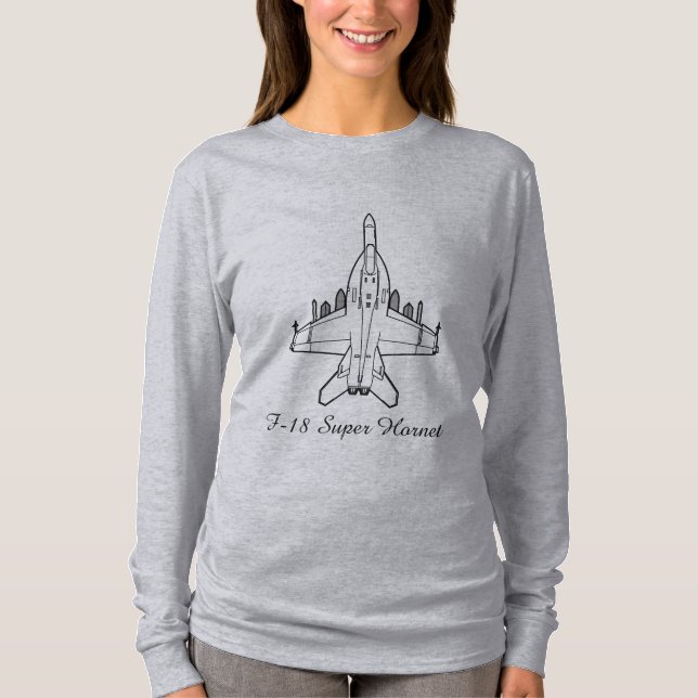 Superkämpfer der hornissen-F-18 T-Shirt (Vorderseite)