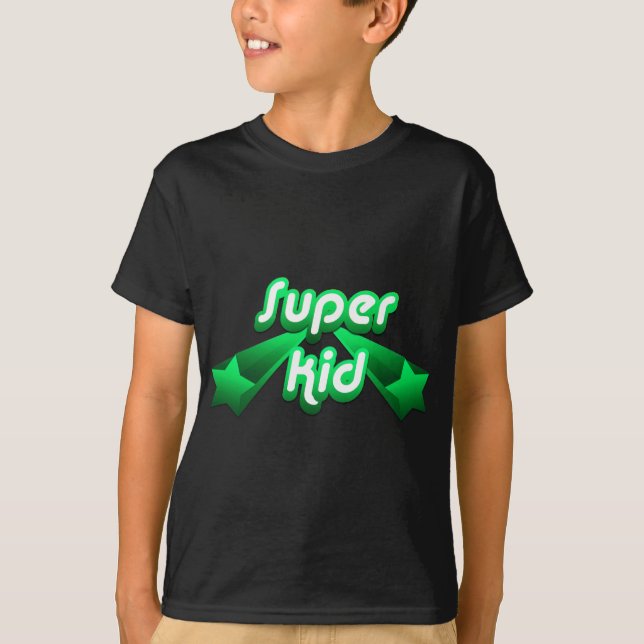Superkindergrün T-Shirt (Vorderseite)