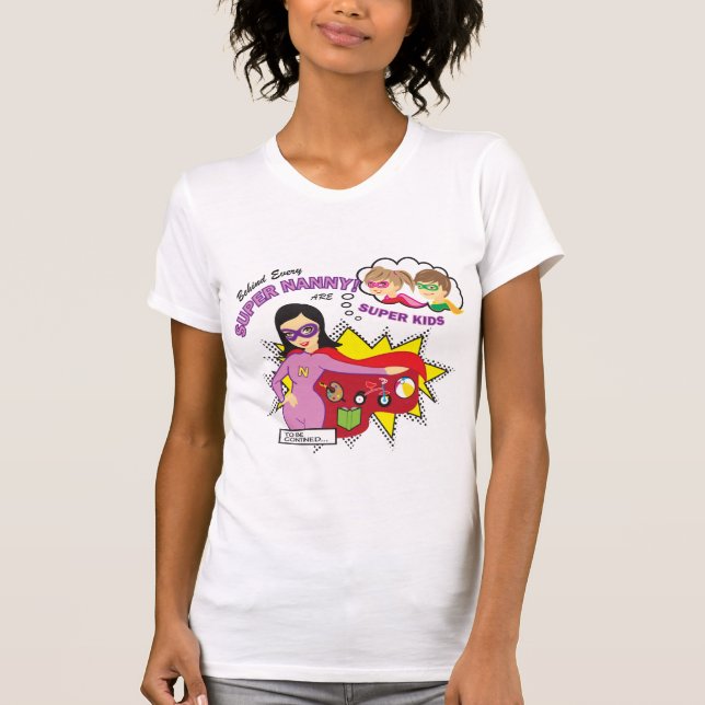 Superkindermädchen-T - Shirt (Vorderseite)