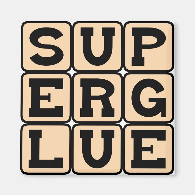 Superkleber, Wonder-Adhesive Magnet (Vorne)