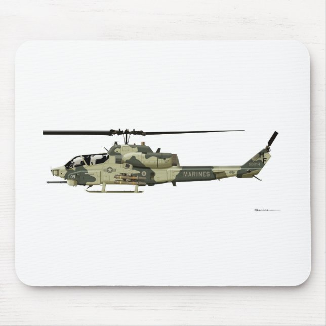 Superkobra Bell AH-1W Mousepad (Vorne)