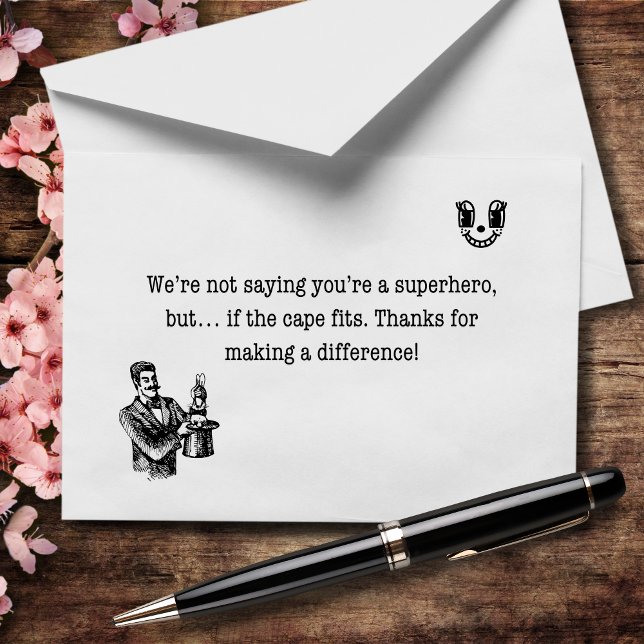 Superkräfte nicht erforderlich, aber geschätzt dankeskarte (Von Creator hochgeladen)