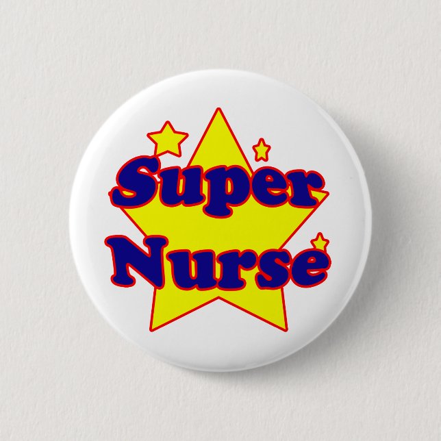 Superkrankenschwester Button (Vorderseite)