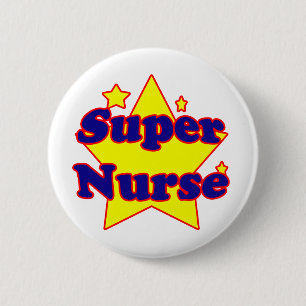 Superkrankenschwester Button