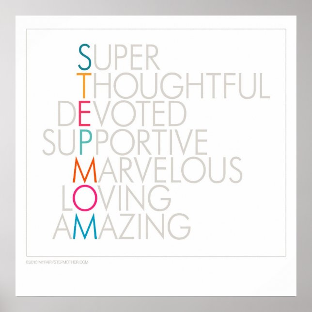 Superlative Stepmom Poster (Vorne)