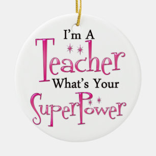 Superlehrer Keramik Ornament