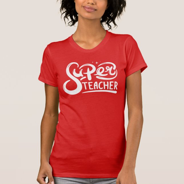 Superlehrer T-Shirt (Vorderseite)