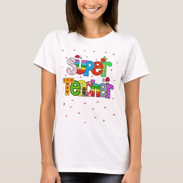 Superlehrert-shirt T-Shirt (Vorderseite)