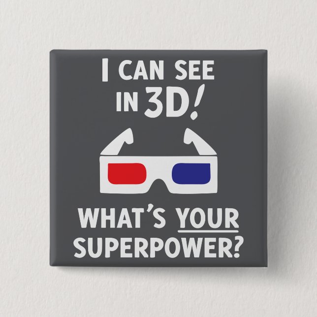 Supermacht 3D Button (Vorderseite)