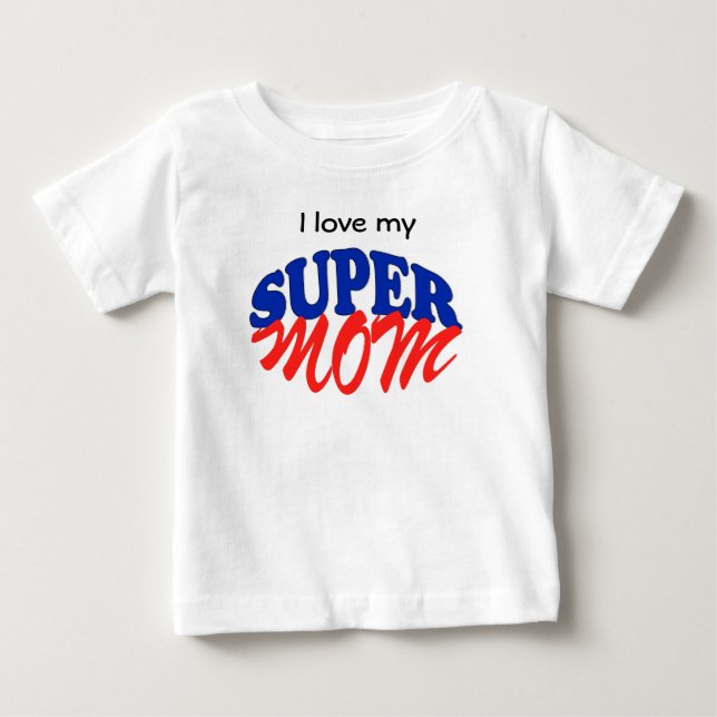 SUPERMama Baby T-shirt (Vorderseite)