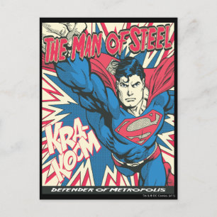 Superman 12 postkarte