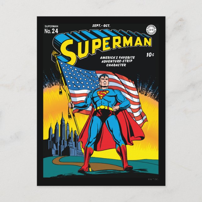 Superman #24 postkarte (Vorderseite)