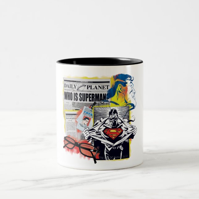 Superman 41 zweifarbige tasse (Mittel)