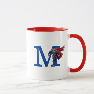 Superman 47 Fügen Sie Ihre Monogramme hinzu Tasse