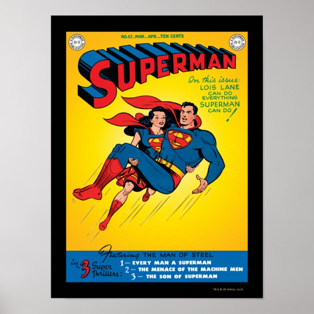 Superman #57 poster (Vorne)