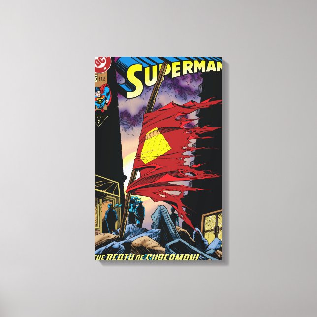Superman #75 1993 leinwanddruck (Vorderseite)