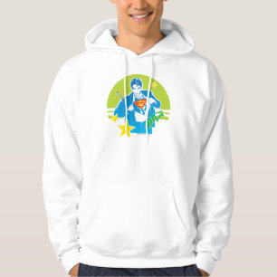 Superman 80er-Stil Hoodie