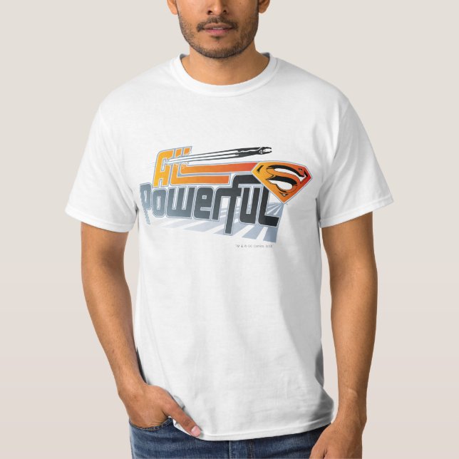 Superman All Powerful T-Shirt (Vorderseite)