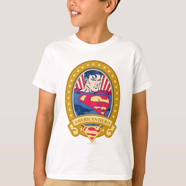 Superman American Hero T-Shirt (Vorderseite)