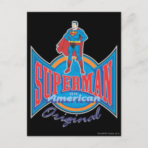 Superman American Original Postkarte
