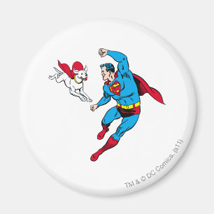 Superman and Krypto 2 Magnet