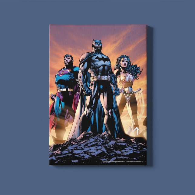 Superman, Batman & Wonder Woman Trinity Leinwanddruck (Von Creator hochgeladen)