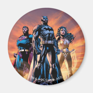 Superman, Batman & Wonder Woman Trinity Magnet