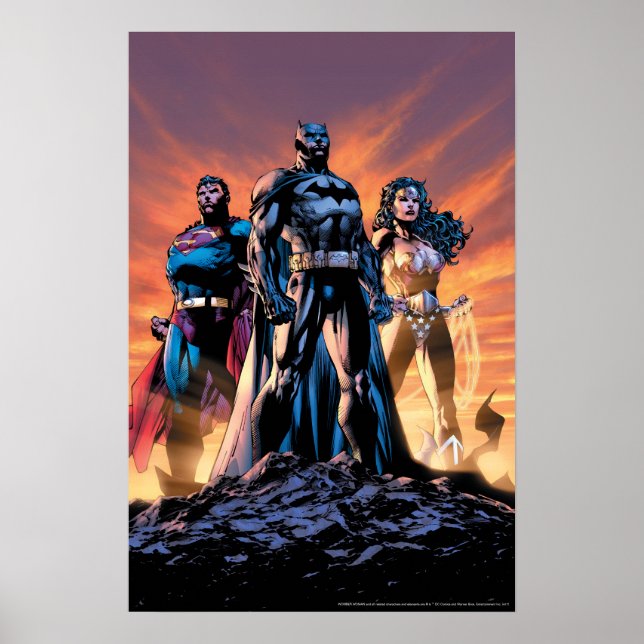 Superman, Batman & Wonder Woman Trinity Poster (Vorne)