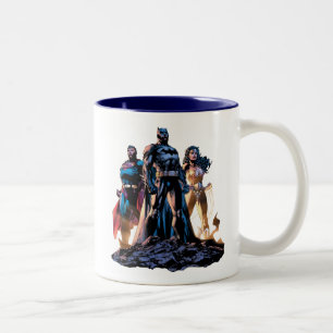 Superman, Batman & Wonder Woman Trinity Zweifarbige Tasse