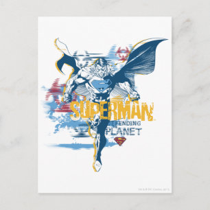 Superman Bio Design Postkarte