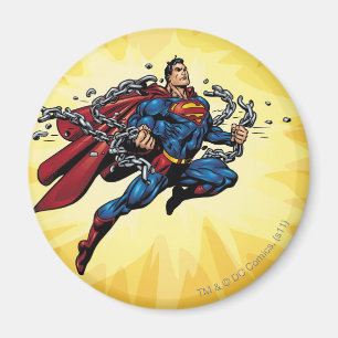Superman bricht Ketten Magnet