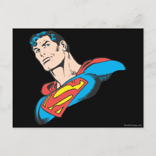 Superman Bust 3 Postkarte