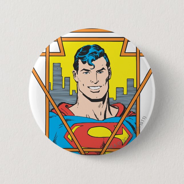 Superman Bust Button (Vorderseite)
