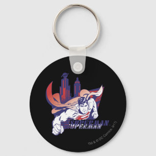 Superman City und Name Schlüsselanhänger