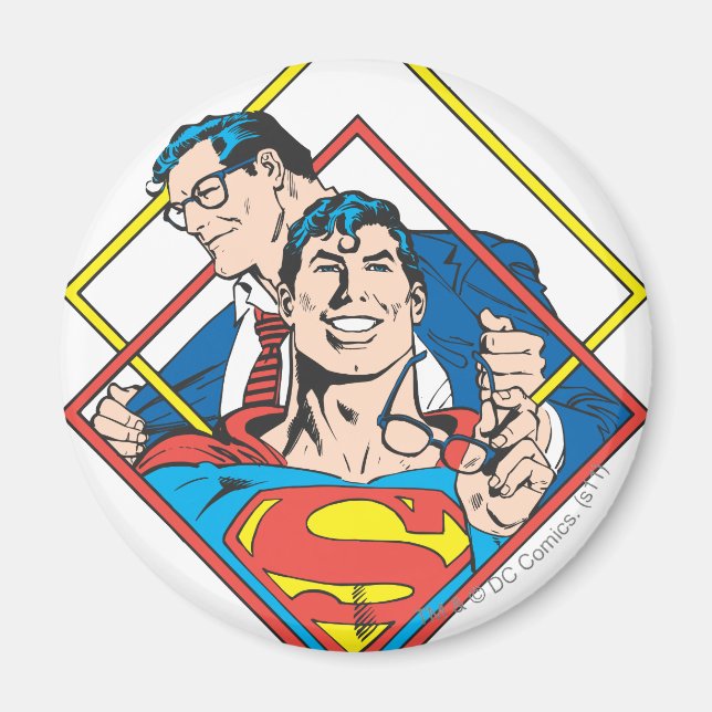 Superman/Clark Kent Magnet (Vorne)