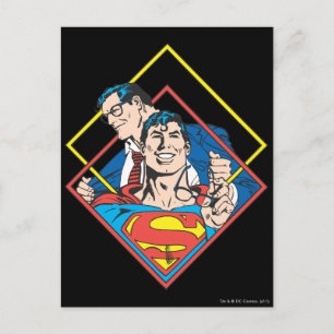 Superman/Clark Kent Postkarte
