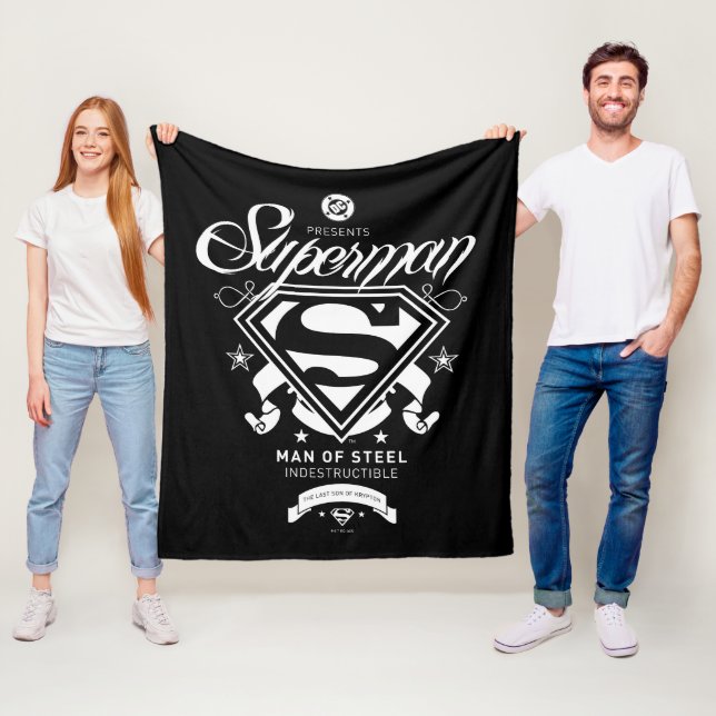 Superman Coat of Arms Fleecedecke (Beispiel)