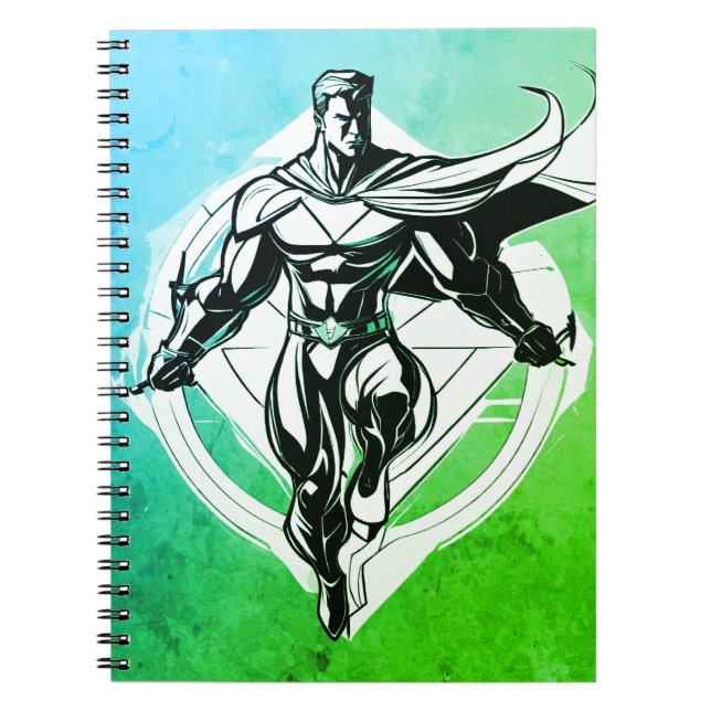 Superman-Comic-Notebook Notizblock (Vorderseite)