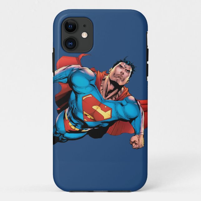 Superman Comic Style Case-Mate iPhone Hülle (Rückseite)