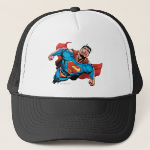 Superman Comic Style Truckerkappe