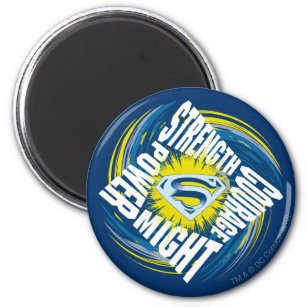 Superman Courength Strength Might Power Magnet