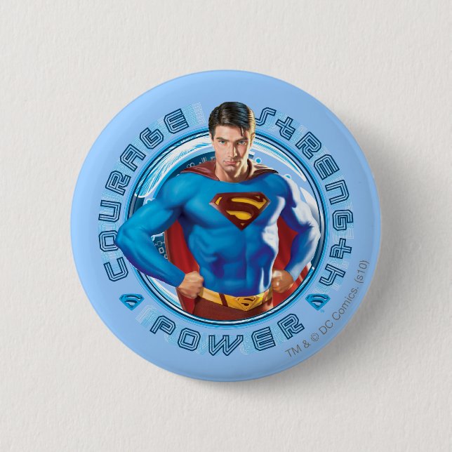 Superman Courength Strength Power Button (Vorderseite)