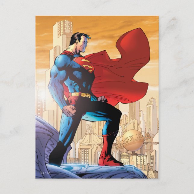 Superman Daily Planet Postkarte (Vorderseite)