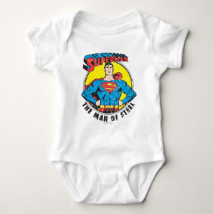 Superman Der Mann aus Stahl Baby Strampler