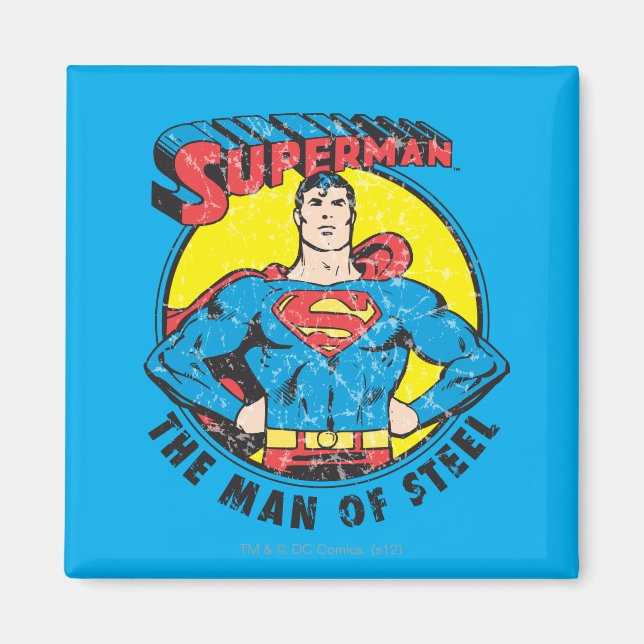 Superman Der Mann aus Stahl Magnet (Vorne)