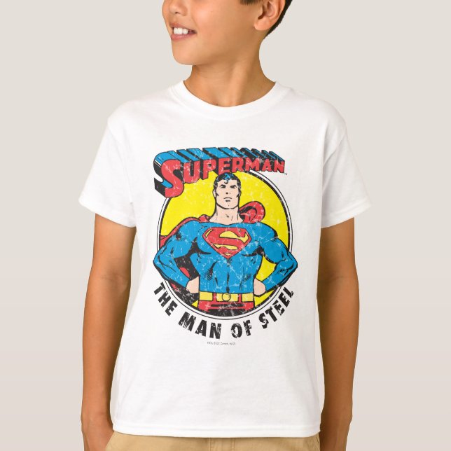 Superman Der Mann aus Stahl T-Shirt (Vorderseite)