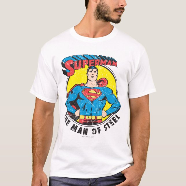 Superman Der Mann aus Stahl T-Shirt (Vorderseite)
